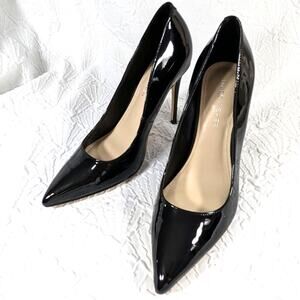 MARC FISHER! AWESOME CLASSIC BLACK PATENT LEATHER PUMPS, HEELS! SZ 6.5M